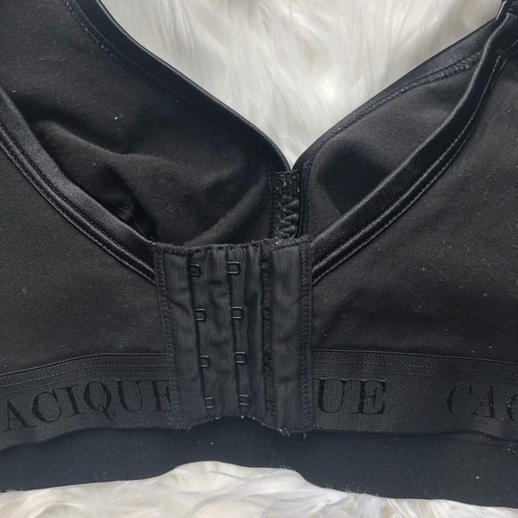 Cacique black cotton no wire bra - Picture 6 of 12